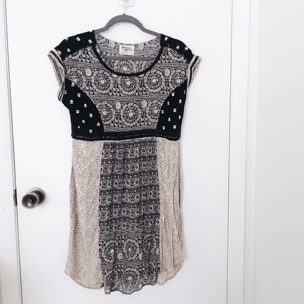 Anthropologie Holding Horses boho floral dress